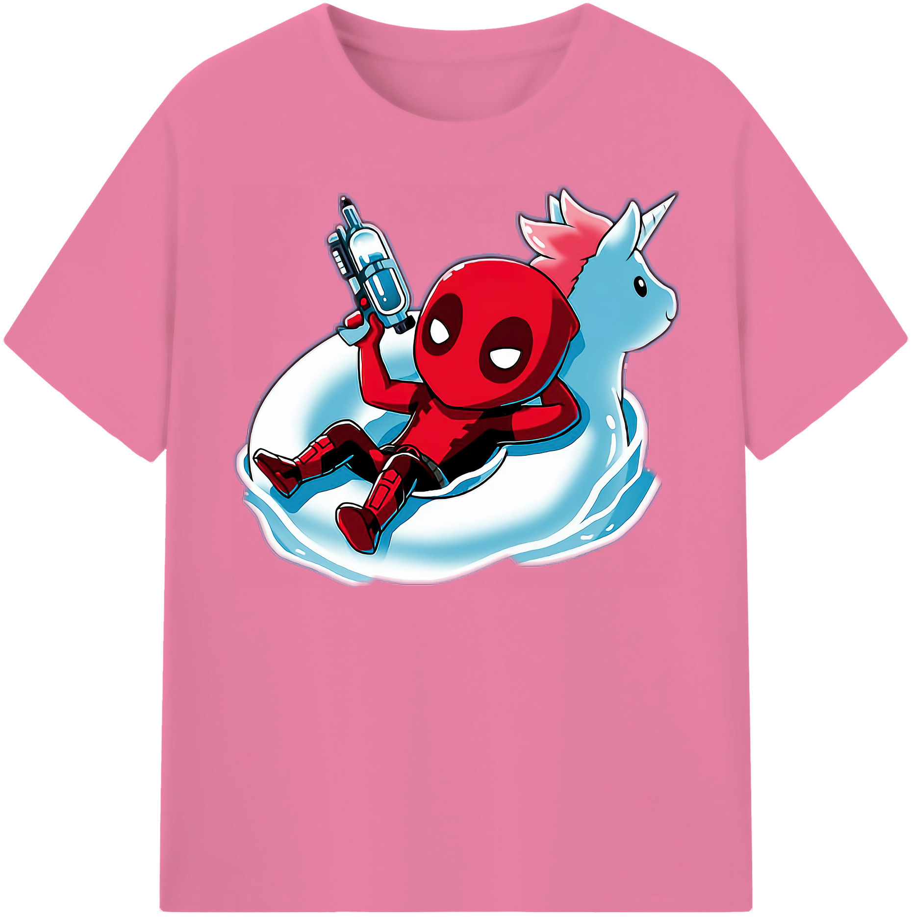 （画像用） Deadpool デッドプール 綿100％半袖Tシャツ（フロントプリント）